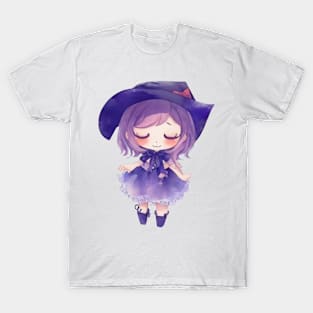 Adorable Purple Baby Witch T-Shirt